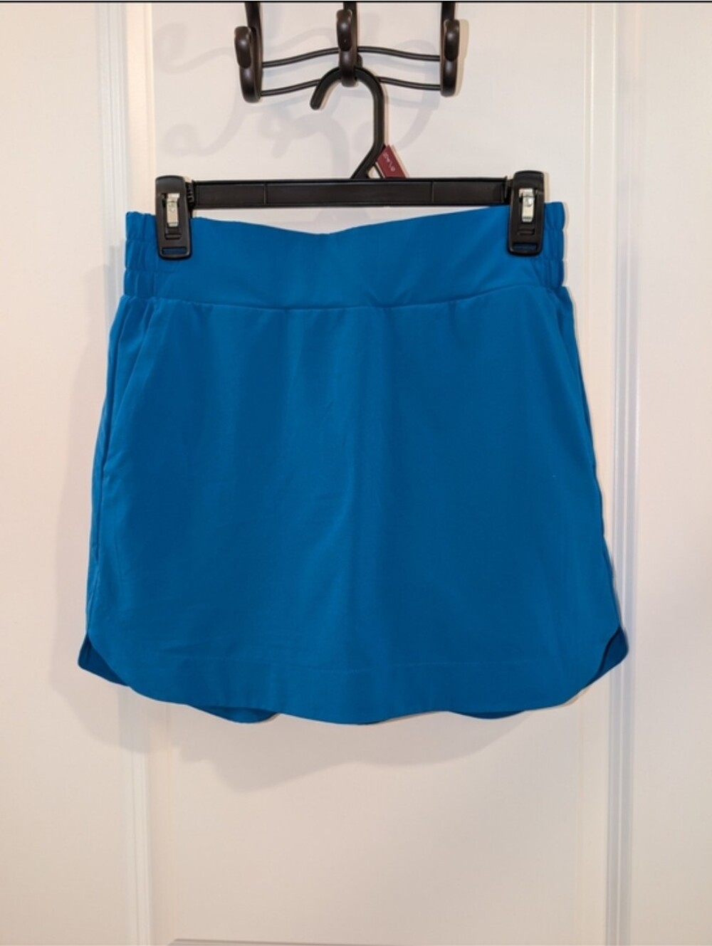 CRZ YOGA Blue High Waisted Dolphin Golf Skort